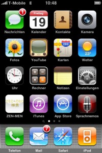 Screenshot of CFR's iPhone
